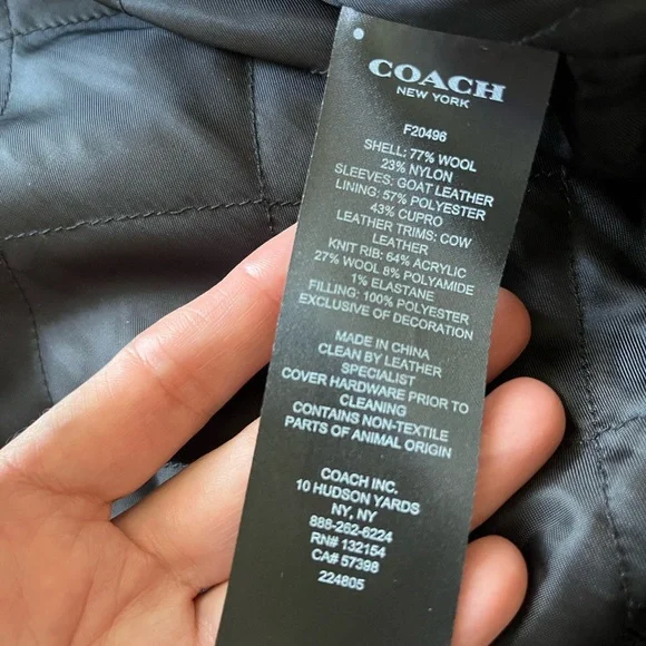 Coach Chelsea Varsity Jacket S Red - Picture 4 of 9